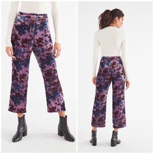 Urban Outfitters Morris HighRise Velvet Flare Pant